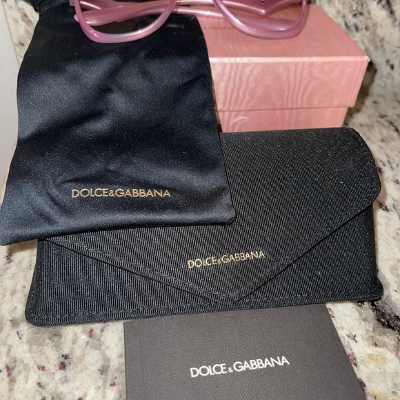 Dolce & Gabbana Vintage Light Pink Sunglasses - Picture 7 of 12